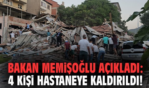 Bakan Memişoğlu açıkladı: Balıkesir depreminde 4 kişi hastaneye kaldırıldı!