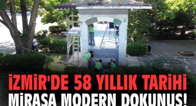 İzmir'de 58 yıllık tarihi mirasa modern dokunuş!