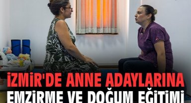 İzmir'de anne adaylarına emzirme ve doğum eğitimi