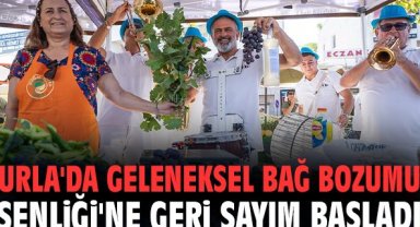 Urla'da geleneksel Bağ Bozumu Şenliği'ne geri sayım başladı