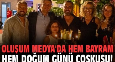 Oluşum Medya'da hem bayram hem doğum günü coşkusu