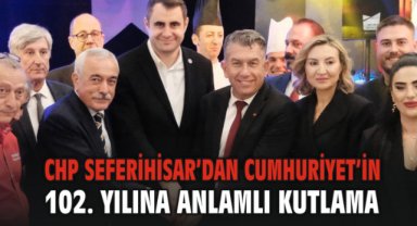 CHP Seferihisar’dan Cumhuriyet’in 102. yılına anlamlı kutlama