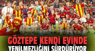 Göztepe kendi evinde yenilmezliğini sürdürüyor