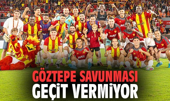 Göztepe savunması geçit vermiyor