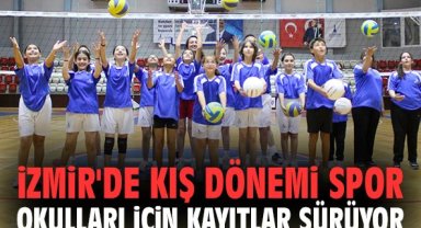 İzmir'de kış dönemi spor okulları için kayıtlar sürüyor