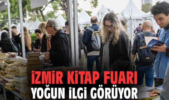 İzmir Kitap Fuarı yoğun ilgi görüyor