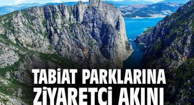 Tabiat parklarına ziyaretçi akını