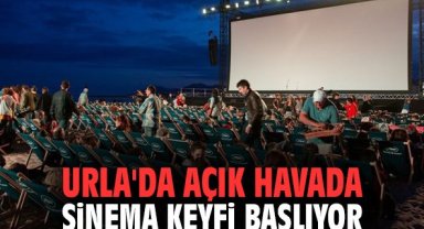 Urla'da açık havada sinema keyfi başlıyor