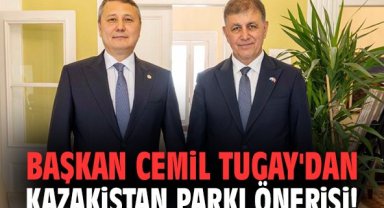 Başkan Cemil Tugay'dan Kazakistan Parkı önerisi!