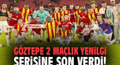 Göztepe 2 maçlık yenilgi serisine son verdi!