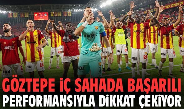 Göztepe iç sahada başarılı performansıyla dikkat çekiyor
