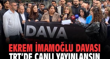 İmamoğlu davası TRT'den canlı yayınlansın