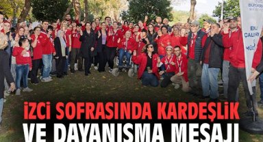 İzci sofrasında kardeşlik ve dayanışma mesajı