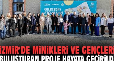 İzmir'de minikleri ve gençleri buluşturan proje hayata geçirildi