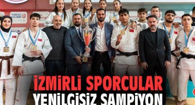 İzmirli sporcular yenilgisiz şampiyon