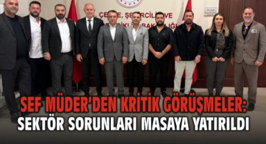 Seferihisar Müteahhitler Derneği’nden Kritik Görüşmeler: Sektör Sorunları Masaya Yatırıldı