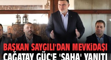 Başkan Saygılı'dan mevkidaşı Çağatay Güç'e 'saha' yanıtı