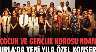 Çocuk ve Gençlik Korosu'ndan Urla'da yeni yıla özel konser