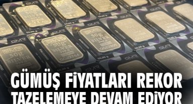Gümüş fiyatları rekor tazelemeye devam ediyor
