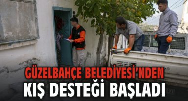 Güzelbahçe Belediyesi’nden Kış Desteği Başladı