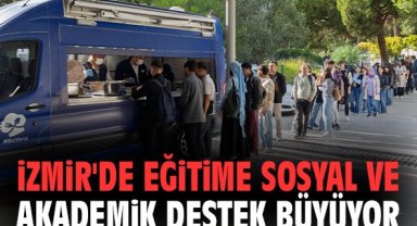İzmir'de eğitime sosyal ve akademik destek büyüyor
