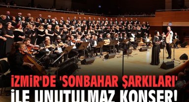 İzmir'de 'Sonbahar Şarkıları' ile unutulmaz konser!
