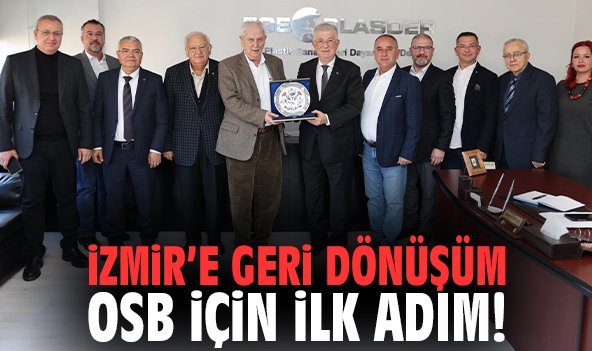İzmir’e geri dönüşüm OSB için ilk adım!