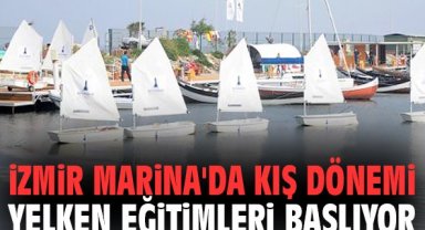 İzmir Marina'da kış dönemi yelken eğitimleri başlıyor