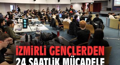 İzmirli gençlerden 24 saatlik mücadele
