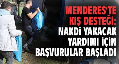 Menderes'te kış desteği: Nakdi yakacak yardımı için başvurular başladı