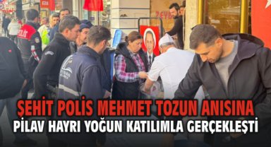Seferihisar’da Mehmet Tozun Anısına Pilav Hayrı Yoğun Katılımla Gerçekleşti