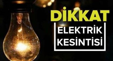 Seferihisar ilçende bazı sokaklarda elektrik kesintisi olacak