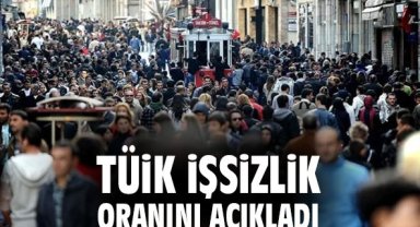 TÜİK işsizlik oranını açıkladı