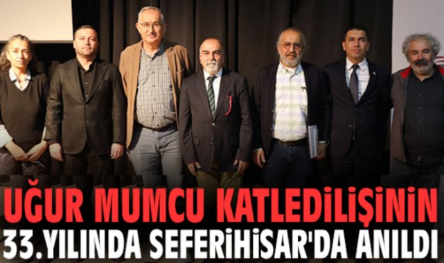 Uğur Mumcu katledilişinin 33.yılında Seferihisar'da anıldı