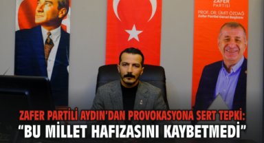 Zafer Partili Aydın’dan YPG’li Bayrak Provokasyonuna Sert Tepki: “Bu Millet Hafızasını Kaybetmedi”