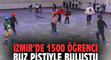 İzmir’de 1500 Öğrenci Buz Pistiyle Buluştu
