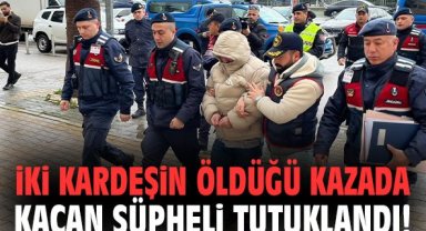 İzmir'de İki kardeşin öldüğü kazada kaçan şüpheli tutuklandı!