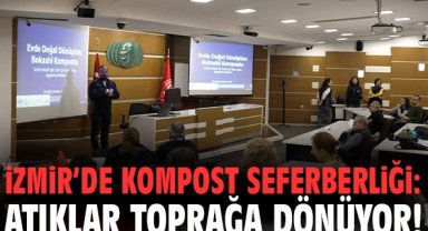 İzmir’de kompost seferberliği: Mutfak atıkları toprağa dönüyor