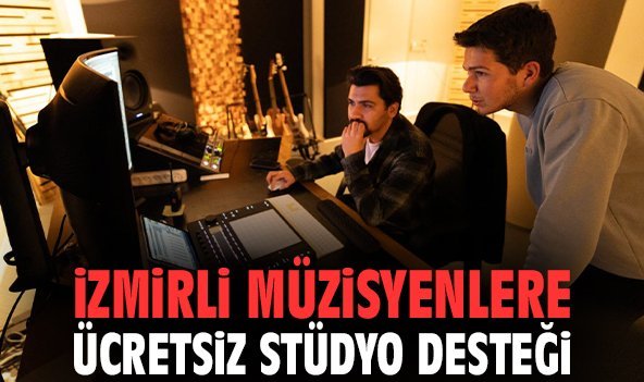 İzmirli müzisyenlere ücretsiz stüdyo desteği