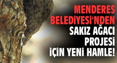 Menderes Belediyesi'nden Sakız Ağacı Projesi için yeni hamle!