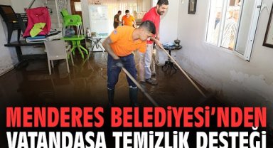 Menderes Belediyesi’nden Vatandaşa Temizlik Desteği