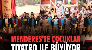 Menderes'te çocuklar tiyatro ile büyüyor