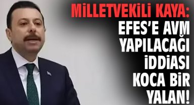 Milletvekili Kaya: Efes’e AVM yapılacağı iddiası koca bir yalan