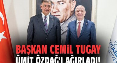 Başkan Cemil Tugay Ümit Özdağ'ı ağırladı!