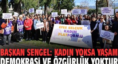 Başkan Sengel: Kadın yoksa yaşam demokrasi ve özgürlük yoktur
