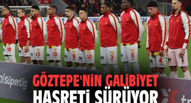 Göztepe'nin galibiyet hasreti sürüyor