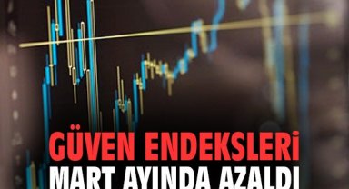 Güven endeksleri Mart ayında azaldı