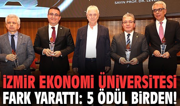İzmir Ekonomi Üniversitesi fark yarattı: 5 ödül birden!