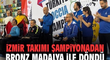 İzmir takımı şampiyonadan bronz madalya ile döndü