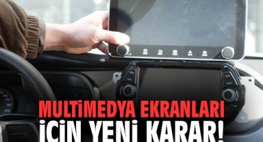 Multimedya ekranları için yeni karar!
